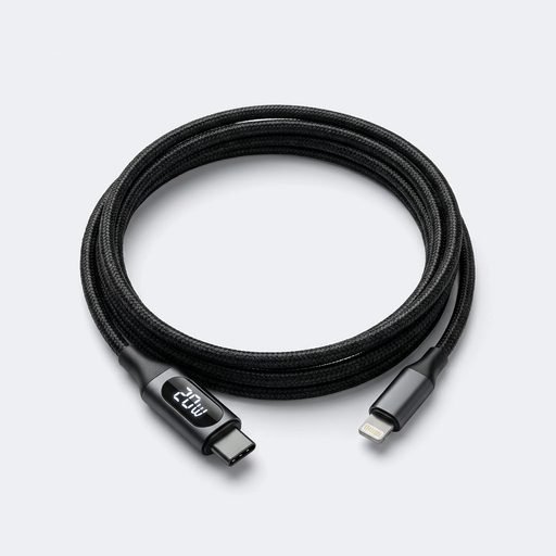 Toocki 20W USB-C to Lightning Cable, front